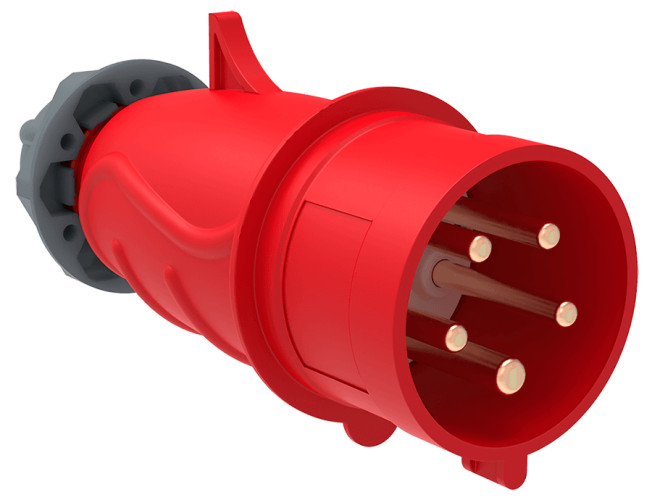 Вилка силовая 015 16А 3Р+РЕ+N IP44 MAGNUM IEK