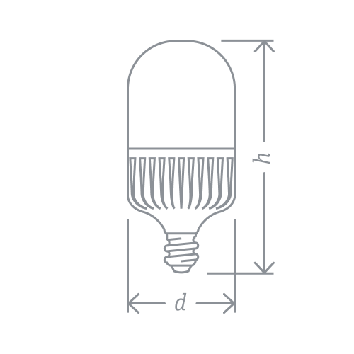 лампа E27 NLL T70 20W 840 230V (форма: овал, большой мощности) Navigator | уп.40/1/1(шт.)