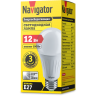 лампа E27 NLL A60 12W 4K 230V (груша диммер) 3STEPDIMM Navigator | уп.100/10/1(шт.)