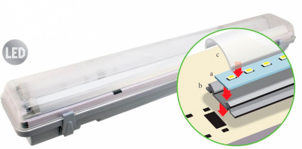 Светильник Navigator 94 585 DSP-AC-124-IP65-LED (аналог ЛСП 1х36)