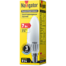 лампа E14  NLL C37 7W 3COLOR 230V (свеча) Navigator | уп.100/10/1(шт.)