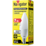 лампа E14 NLL C37 7W 4K 230V (свеча) Navigator | 10шт./уп.
