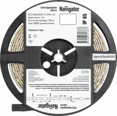 СД Лента Navigator 71 767 NLS-5050СW30-7.2-IP65-12V R5