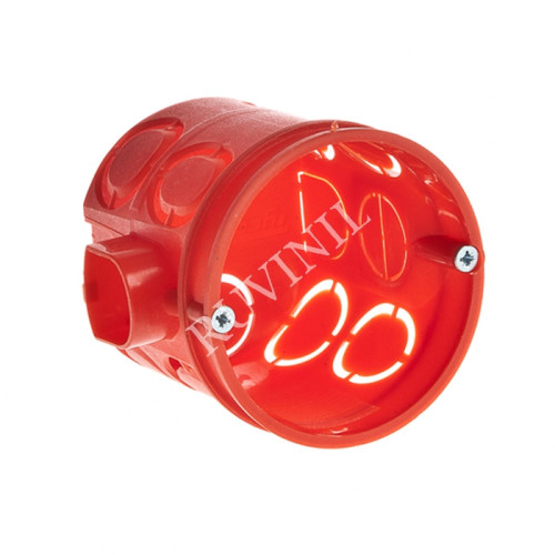 Коробка установочная для блоков углубленная D=60мм, Н=62мм, наборная, с саморезами Тусо (уп. 120шт)