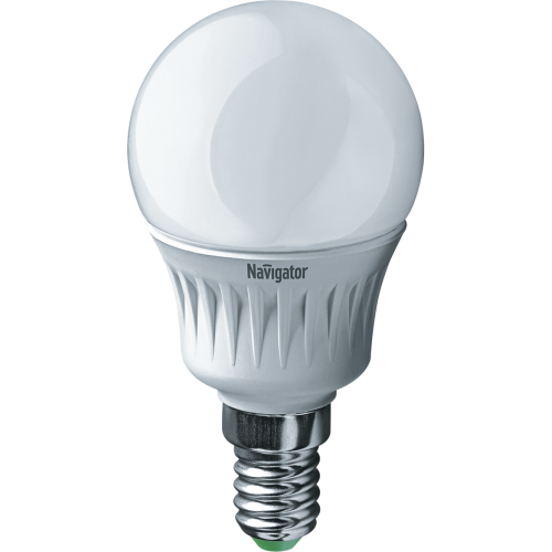 лампа E14 NLL-P G45 5W 4K 230V (шар) Navigator | 10шт./уп.