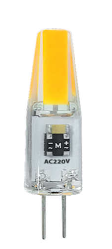 лампа G4 PLED-G4 COB 3w 240Lm 5500K 220В (силикон d10*38мм)    (уп./1/100/1000шт.)