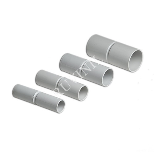 Муфта соедин. для трубы 40мм (пластм.)   прямая   (уп. 14х15 шт.)