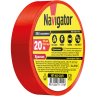 Изолента Navigator 71 111 NIT-A19-20/R красная