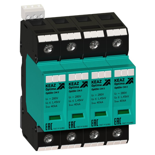 ОПН на DIN рейку (УЗИП) OptiDin OM-II-4-280/41