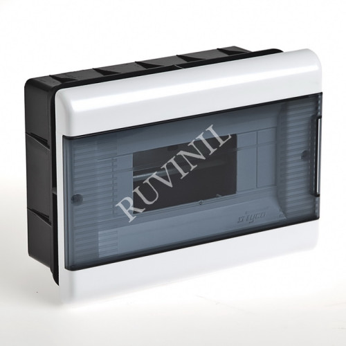 Щиток с/п на 9 мод. с двер. 222х160х90мм з/шина, IP40 ЩРН-П-9 Тусо (уп. 11шт)