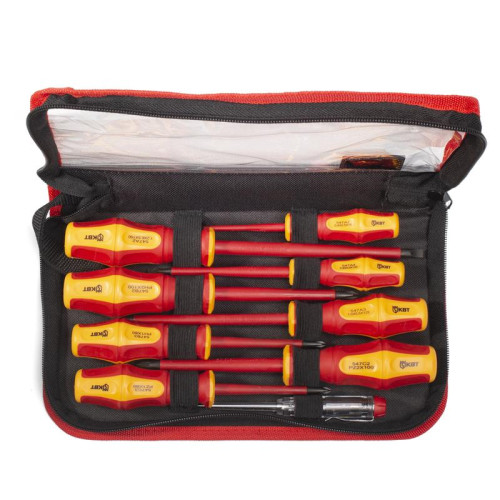 Набор диэлектрических отверток ПРОФИ НИО-09 (™КВТ)