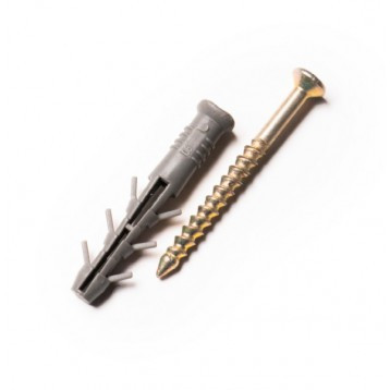 Дюбель  быстрого монтажа Потай  6х40  с усиками (100шт) (50уп/пак)