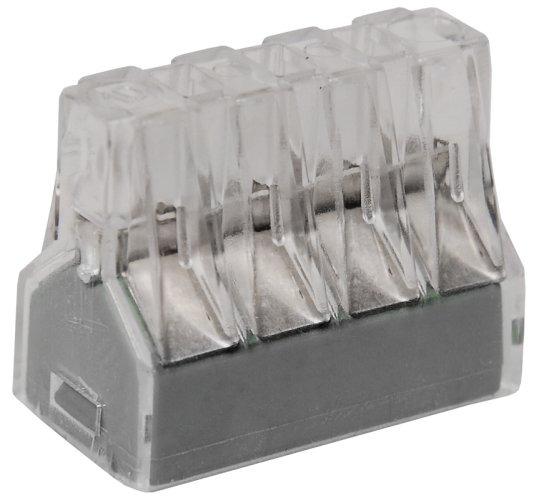 Клемма СМК 773-328 8пр. 0,75-2,5мм2 24А 400В без пасты,серый (уп. 50шт.) IEK