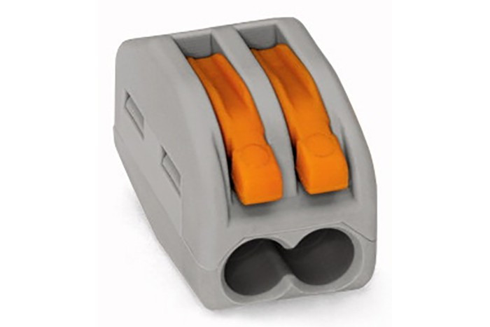 Клеммы WAGO 222–412 (2х2,5мм2 с рычажком) (уп. 50шт) (стар. арт. v-59927)