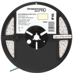 СД Лента Navigator 71 708 NLS-3528WW120-9.6-IP65-12V-Pro R5 (Теплый белый ш.8)