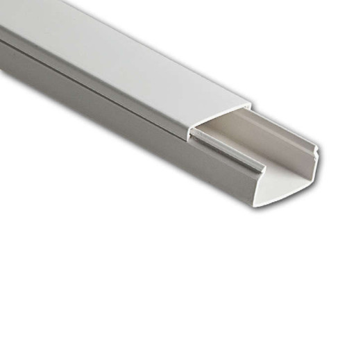 Кабель-канал "РУВИНИЛ" 30х25х2000мм (белый) ,двойной замок (уп. 50 м.)