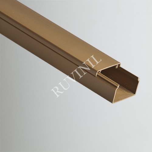 Кабель-канал "РУВИНИЛ" 40х25х2000мм (коричневый) (уп. 50 м.)