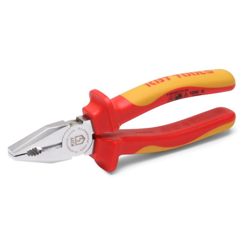 Пассатижи диэлектрические ПРОФИ 180 мм (™КВТ)     (упак. 1 шт.)