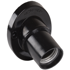 Патрон карболитовый настенный для ламп Е27 карболитовый (Косой)