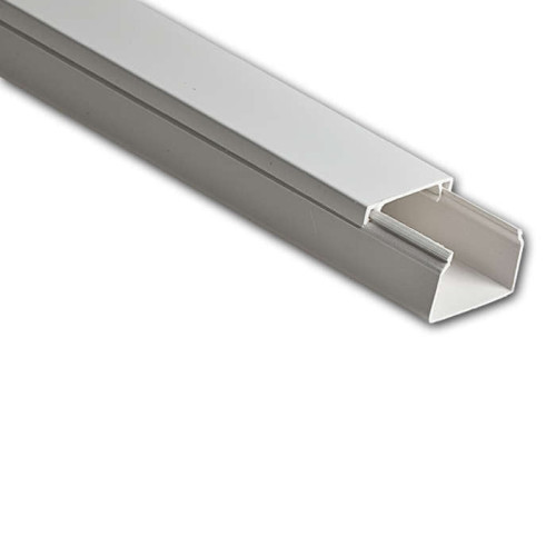 Кабель-канал "РУВИНИЛ" 40х25х2000мм (белый) ,двойной замок (уп. 50 м.)