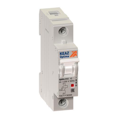 Расцепитель независимый в отдельном модуле OptiDin BM63-H3-230AC-УХЛ3 (АРХИВ)