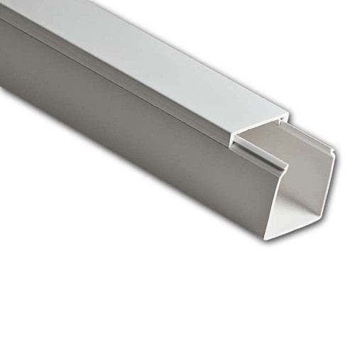 Кабель-канал "РУВИНИЛ" 40х40х2000мм (белый)   ,двойной замок   (уп. 30 м.)