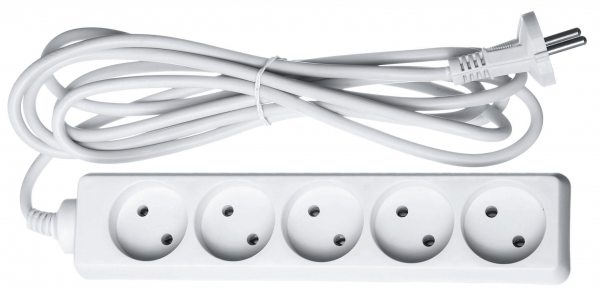 Удлинитель Navigator 94 163 NPE-05-300-X-Gr ХХХ 2х1 б/з 5 гн. 3м