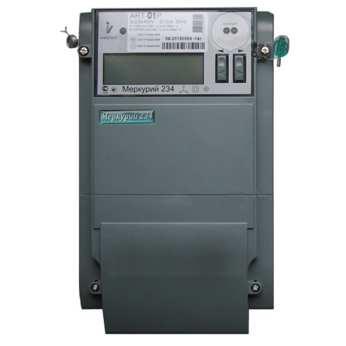 Меркурий 234 ART-01 P 3*230/400В; 5(60)А; 1,0/2,0 Мн-т. опт. RS-485 ЖКИ
