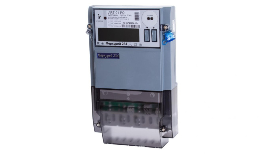 Меркурий 234 ART-01 PО 3*230/400В; 5(60)А; 1,0/2,0; Мн.т. опт. RS-485 ЖКИ