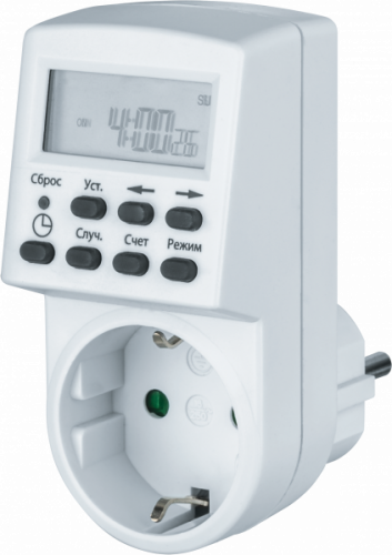 Таймер Navigator 61 555 NTR-E-S01-WH розет. электрон.