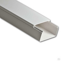 Кабель-канал "РУВИНИЛ" 80х60х2000мм (белый) ,двойной замок (уп. 24 м.)