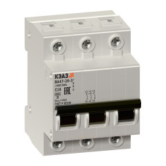 Выключатель автоматический модульный ВА47-29-3С63-УХЛ3-КЭАЗ