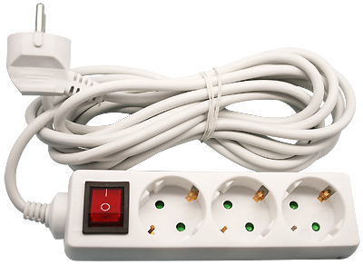 Удлинитель Navigator 71 514 NPE-S1-03-500-ESC-3x0.75 с/з с выкл. 3 гн. 5м