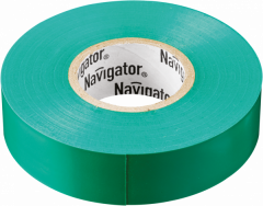 Изолента Navigator 71 106 NIT-B15-20/G зелёная
