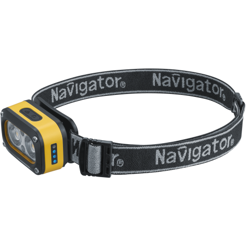 Фонарь Navigator 95 628 NPT-H43-ACCU налоб 1LEDx3Вт,1LEDx3Вт,5реж,Li-ion0.5Ач