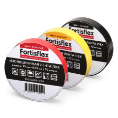 Изолента ПВХ 19х0.15х20 белая (Fortisflex)