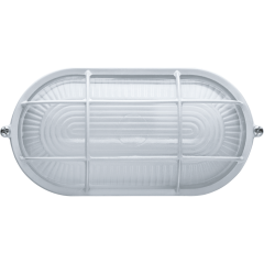 Светильник Navigator 94 801 NBL-O2-60-E27/WH с решеткой (НПБ 1402 / НПП 1402)