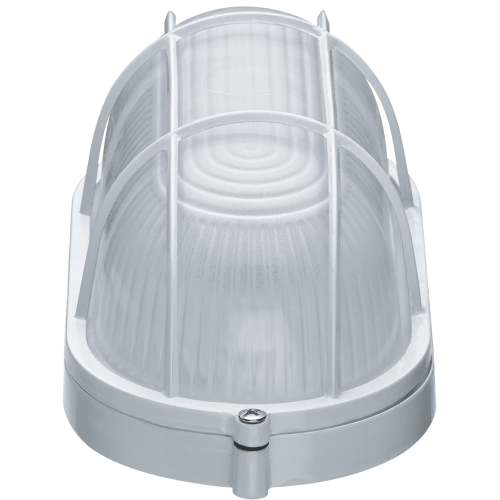 Светильник Navigator 94 801 NBL-O2-60-E27/WH с решеткой (НПБ 1402 / НПП 1402)