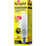 лампа E14 NLL C37 7W 2,7K FR 230V DIMM (свеча мат. диммер) Navigator | 10шт./уп.