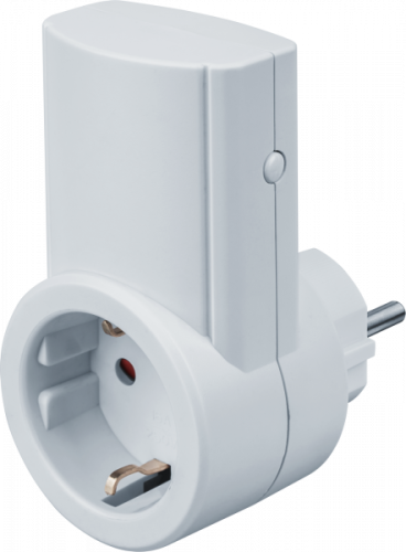 Розетка Navigator 61 757 NRC-S1-1V1-WH с пультом радиоупр, 2500Вт