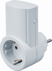 Розетка Navigator 61 757 NRC-S1-1V1-WH с пультом радиоупр, 2500Вт