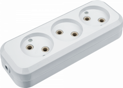 Колодка Navigator 61 585 NCA-BL01-03-X-WH 3гн б/з АБС пластик