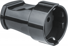 Розетка Navigator 61 715 NCA-SK01-16A-E-BL переносная с/з черная