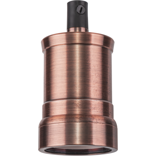 Патрон электрический Navigator 61 727 NLH-V02-006-E27 подвес.метал. черненая мед