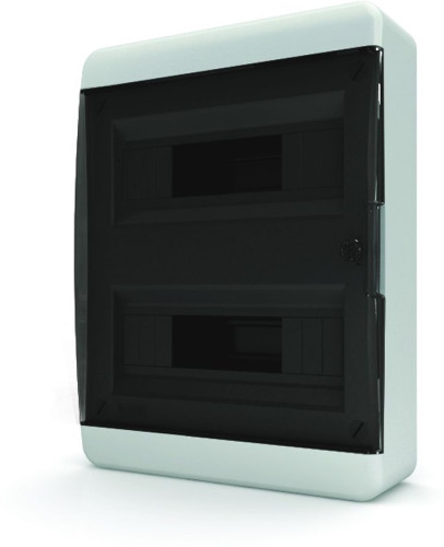 BNK 40-24-1 нак-ной 24 мод. IP40, прозрачная черная дверца