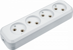 Колодка Navigator 61 587 NCA-BL01-04-X-WH 4гн б/з АБС пластик