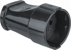 Розетка Navigator 61 717 NCA-SK01-10A-X-BL переносная б/з черная