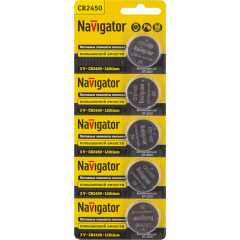 Элемент питания Navigator 94 766 NBT-CR2450-BP5