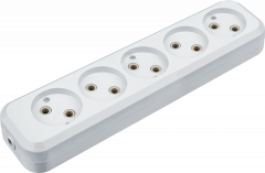 Колодка Navigator 61 589 NCA-BL01-05-X-WH 5гн б/з АБС пластик