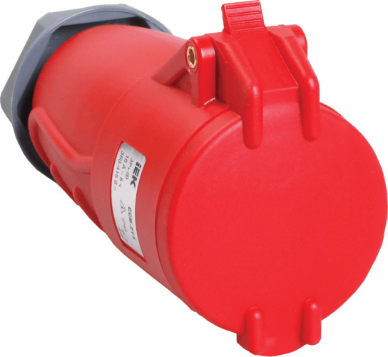 Розетка силовая переносная ССИ-214 16А-6ч/380-415В 3Р+РЕ IP44 MAGNUM IEK